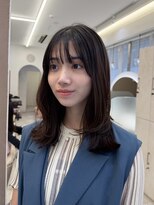 ネモネ バイ ミリー 梅田茶屋町(nemone by milly)&nbsp;ミディアムくびれレイヤーカット