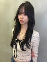 ロンドルーチェ 心斎橋(Lond luce)&nbsp;ダークパープル×ナチュラルショート［髪質改善/縮毛矯正］
