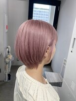 リグ 横浜(Lig.) ピンクカラーピンクヘアーブリーチダブルカラーハイトーン横浜駅