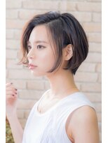 ネオリーブアイム 横浜西口店(Neolive aim)&nbsp;前下がり後頭部ふんわりショートボブ★