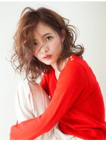 エール(a:le)&nbsp;暖色　ミディアムパーマ