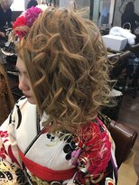 フェニーチェ(fenice international hair salon)&nbsp;成人式スジもりアップスタイル♪