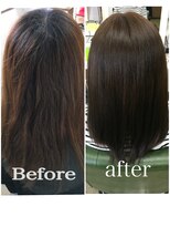 マイン ヘアー クリニック(main hair Clinic)&nbsp;お客様の縮毛矯正