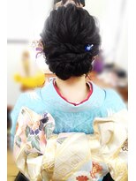 ヘアーアンドメイク ディライト(Hair&Make Delight)&nbsp;大人しめ下めアップ