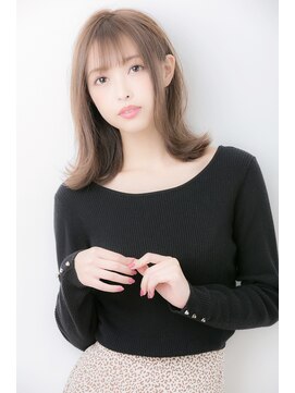 ユーフォリア 銀座(Euphoria) 20代30代☆大人かわいい小顔外ハネシースルーバング♪担当 戸田