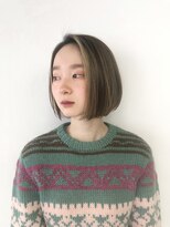 シスタ(SISTA)&nbsp;ボブ/ヘアカラー/ハイライト/ケアブリーチ/髪質改善/AMU