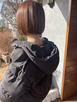 ヘア プロデュース キュオン(hair produce CUEON.) ミニボブ×ナチュラルストレート