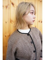 ブゾン(buZon)&nbsp;【buZonブゾン】切りっぱなしハイトーンボブ