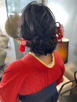 ラボー ノースプラザ店(LA'BO)&nbsp;【結婚式・成人式・卒業式】〈ロング〉ふわふわアップスタイル