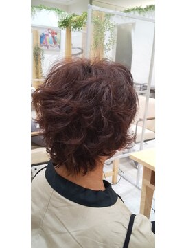 ヘアーズ 住吉店(HAIRZ) 《HAIRZ》林真紀　　大人女子のくせ毛風ショ－トスタイル