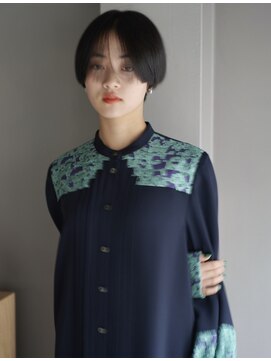 ダブル(W) ハンサムショートで大人なわたしに シースルーバング 自由が丘