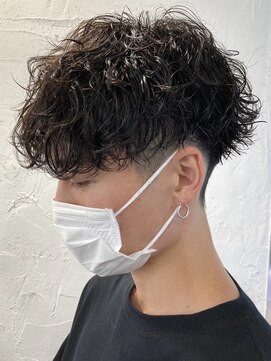 ウェイビーエフティフィフス 横浜西口(WAVEY ft.fifth) 波巻きスパイラルツイストスパイラルパーママッシュメンズヘア