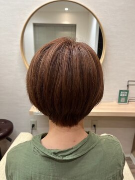 アン フィックス aun fix店 大人健康美髪ショート☆髪質改善カラー