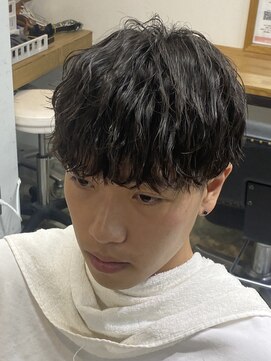 エルオム(EL.HOMME) 【RYUYA】束感マッシュ×スパイラルパーマ