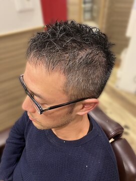 銀座マツナガ 神田店 ハチ張り改善◎ビジネスショート刈り上げ似合わせカット