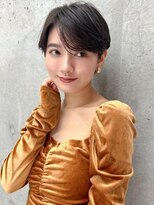 オーブ ヘアー カラ 今福鶴見店(AUBE HAIR cara) 20代・30代_こなれマッシュショート