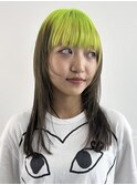 ダブルカラーハイトーンカラーケアブリーチインナーカラー