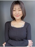【morio池袋】大人可愛い刈り上げ黒髪前上がりボブ♪