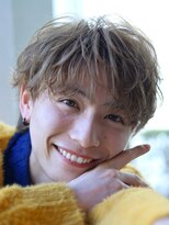 オーシャントーキョー サニー 原宿(OCEAN TOKYO Sunny)&nbsp;ニュアンスパーマツーブロック刈り上げマッシュブリーチ