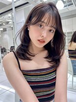 ボタン シブヤ(VOTAN SHIBUYA)&nbsp;ラベンダー/グレージュ/韓国ヘア/渋谷/レイヤー/顔まわり