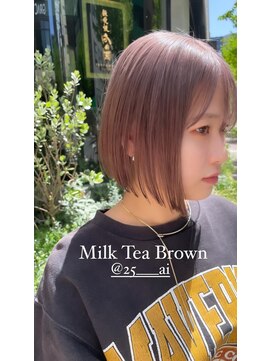 マージュ ギンザ(marju GINZA) ミルクティーベージュボブ