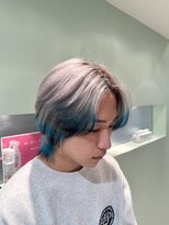 リゼル シブヤ(RISEL SHIBUYA) メンズウルフカット×デザインカラー