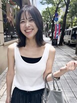 メリケンビューティーパーラー コウベ(MERICAN BEAUTY PARLOR KOBE)&nbsp;似合わせカットイメチェン小顔前髪こなれミディレイヤーカット