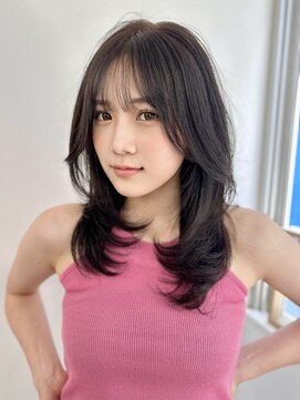 ピープスアンドスー 表参道 渋谷(Peeps&Suu.) 20代30代40代 大人可愛いウルフカット フェイスレイヤー