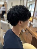 パーマ風ヘアセット