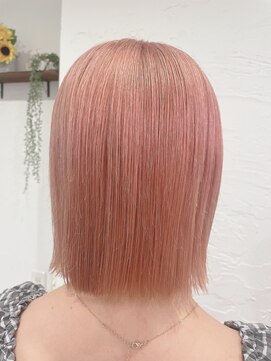 ハーティーモトヤワタ(hearty MOTOYAWATA) ヘイリーボブ　ペールピンク