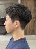 ハイトーンカラー/マッシュパーマ/アースカラー/men's/