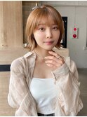 前髪 ウェーブミディアム メルティーカラー 似合わせカット"