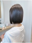 ツヤ重視☆パッツンボブ
