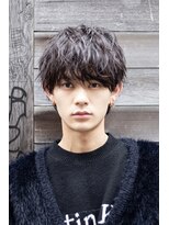 ユーフォリア 渋谷グランデ(Euphoria SHIBUYA GRANDE)&nbsp;ツイストスパイラルパーマ メンズ　ゆるめ　短め　束感　k