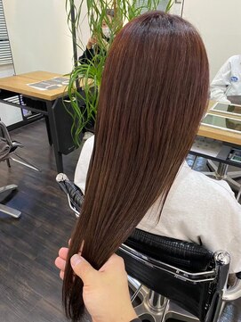 美容室 フォーリア Foglia 【Foglia坪来】ブリーチカラー　ショコラミルクティー