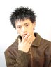 【メンズ】メンズカット＋メンズパーマ＋メンズ眉質改善＋炭酸泉Spa