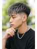 メンズカット＋ハイライト＋メンズパーマ　￥31100（フェード＋￥1100）
