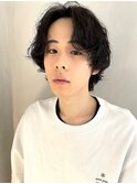 【green登戸】センターパート/メンズパーマ