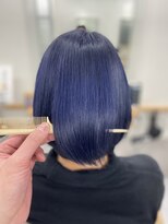 ミエルヘアーエスト 新宿店(mielhair est)&nbsp;ビビットブルー☆ ハイトーンカラー　【新宿】