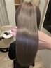 【人気No.２　うる艶な髪へ♪】髪質改善カラー＋ケアトリートメント