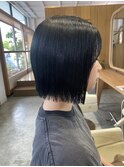 切りっぱなしボブ