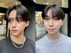 メンズサロン マウナ(men's salon Mauna)の写真/【京都駅/徒歩6分】うねり・広がりを整えて清潔感アップ！ナチュラルで扱いやすいストレートヘアへ