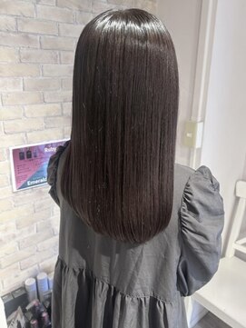 ブレス ヘアー clara店(Bless HAIR) 20代/30代/大人カラー/透明感カラーグレージュ/酸性ストレート