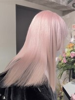 ペレ 梅田(PELE)&nbsp;くびれヘア/アプリコットオレンジ/夏のヘアアレンジ/梅田