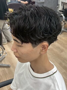 グッドタイムエフティフィフス 横浜西口(GoodTimes ft.fifth) 横浜駅シャドウパーマッシュウルフセンターパート波巻きパーマ◆