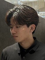 カウンター(COUNTER)&nbsp;メンズセンターパート/フェザーパーマ 【初回 ￥11500】