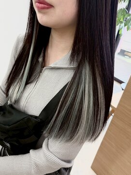 アミリー ひたち野うしく店(Amily) ハイライトバレイヤージュダブルカラーケアブリーチ20代30代