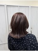 グレージュ×レイヤー