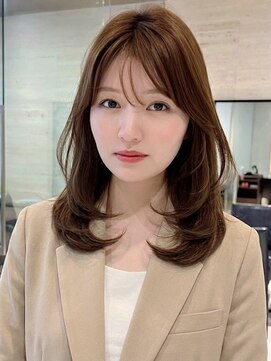 ケーツー エム 京都ラクエ(k-two emu) ミディアムレイヤーカット*顔周りカット*髪質改善トリートメント