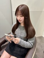 パルス ギンザ(PULSE ginza)&nbsp;チョコカラー レイヤーカット 韓国風